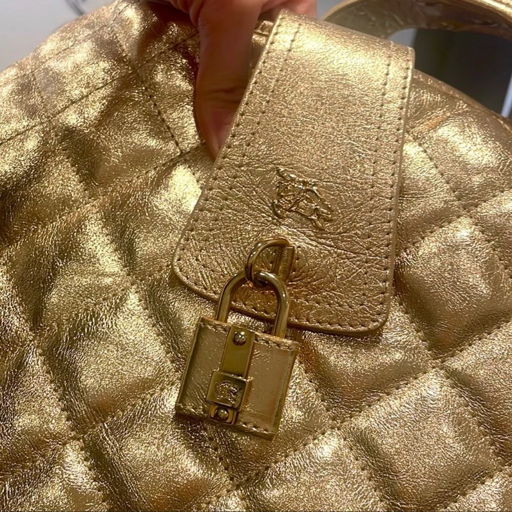 Burberry Brooke Gold Shoulder Bag - Picture 15 of 15